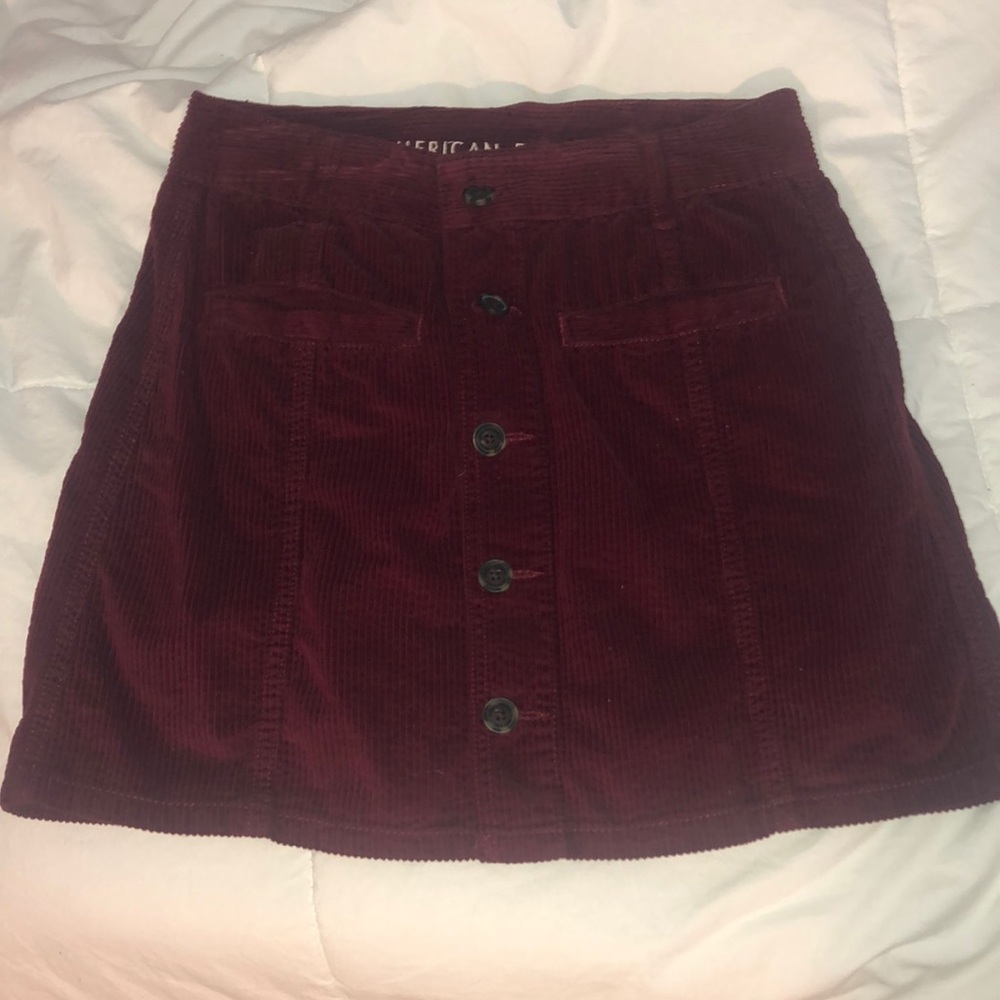 Denim American eagle skirt